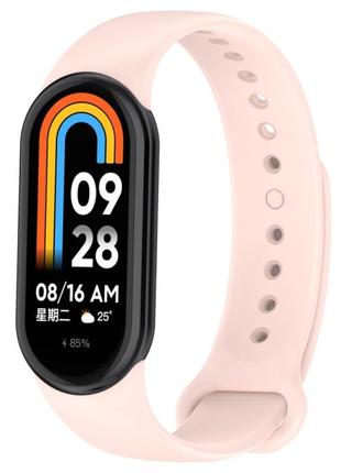 Ремінець для фітнес браслета xiaomi mi band 8 блідо-рожевий