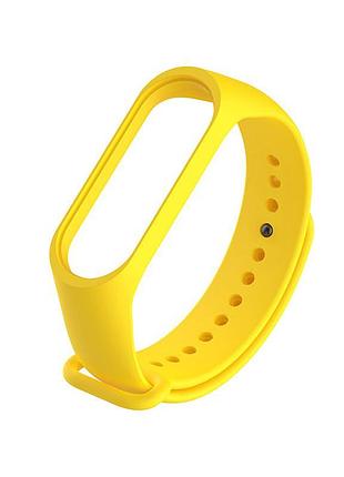 Ремінець для фітнес-браслету xiaomi mi band 3 і 4 жовтий