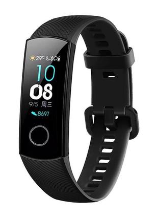 Ремінець для фітнес-браслета honor band 4 і 5 чорний