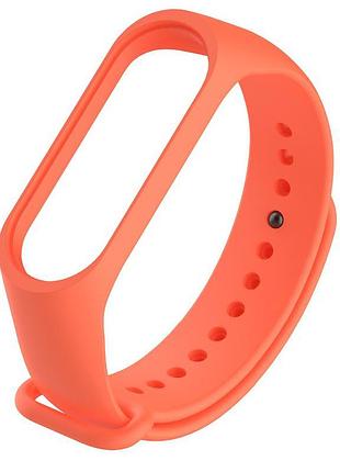 Ремінець для фітнес-браслету xiaomi mi band 3 та 4 помаранчевий