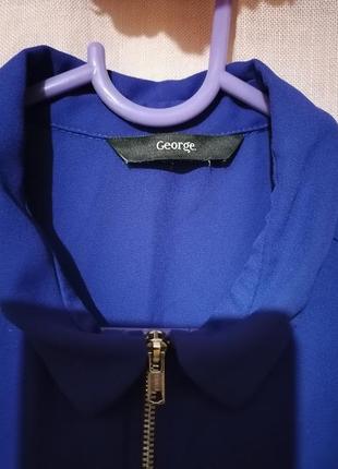 Длинная блуза,рубашка на молнии george*0804 фото
