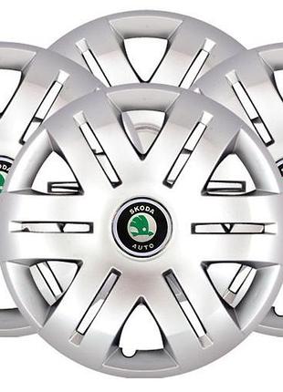Ковпаки на колеса r16 на skoda , ковпак на шкода sks 406