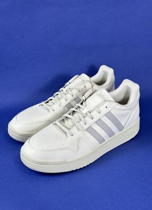 Мужские светлые кеды adidas postmove low размер 49,5