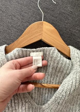 Серый свитер h&amp;m4 фото