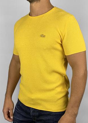 Мужская футболка lacoste (хлопок), разные размеры в наличии2 фото
