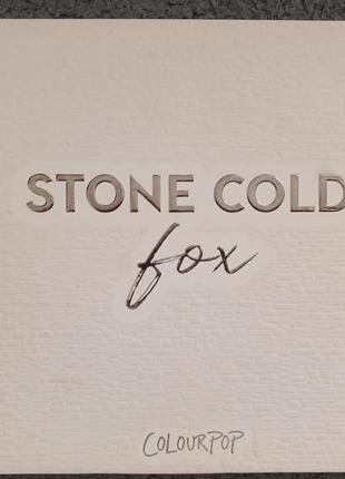 Stone cold fox colourpop palette4 фото