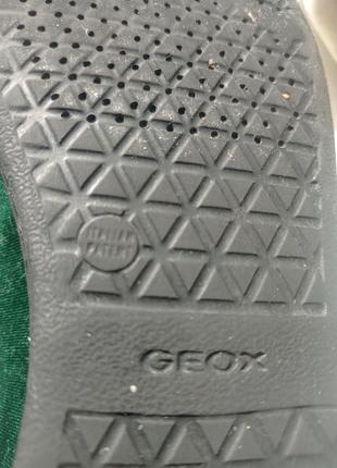 Geox снікерси кеди кросівки - бархатні заелені, всередині шкіра9 фото