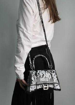 🔥 стильна трендова шкіряна сумочка бренд balenciaga🔥2 фото