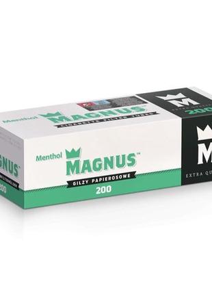 Сигаретні гільзи magnus 200 menthol