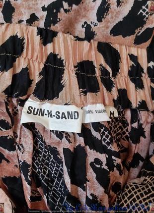 Новая оригинальная юбка миди со100 % вискозы в сочный леопардовый принт, размер л-хл10 фото