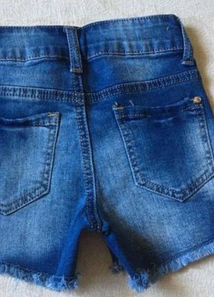 Детские джинсовые шорты для девочки 98-1222 фото