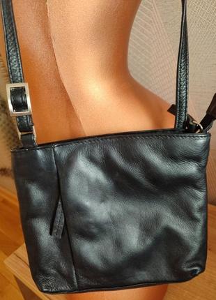 Красивая кожаная сумочка кросс-боди2 фото
