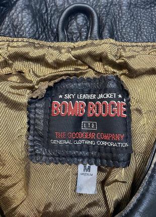 Жилет шкіра goodgear bomb boogie вінтаж vintage9 фото