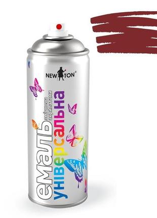 Емаль 3011 вишнева універсальна аерозоль 400мл newton