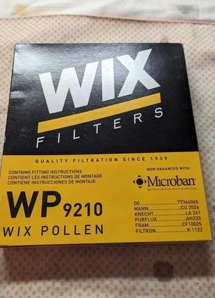 Фильтр авто для салона wix wp 9210