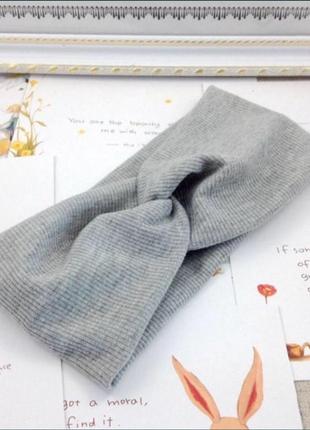 Пов'язка чалма сіра