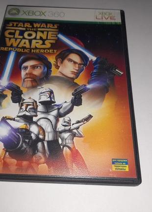 Гра star wars the clone wars зоряні війни диск xbox 360 game  lt 3.0
