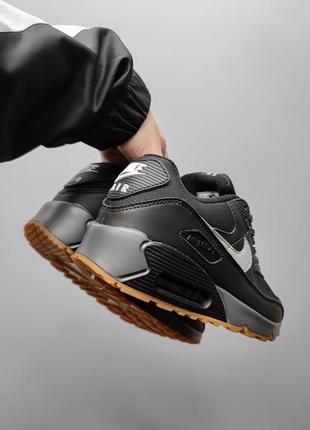 Кроссовки nike air max 90 black gum6 фото