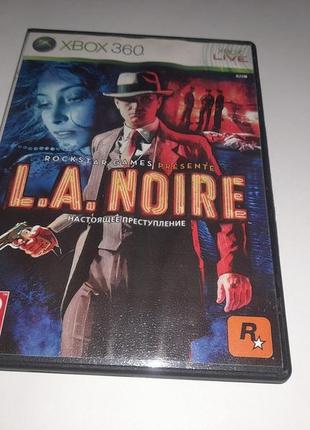 Игра l.a. noire (типа gta) диск xbox 360 game гра lt 3.0 eng