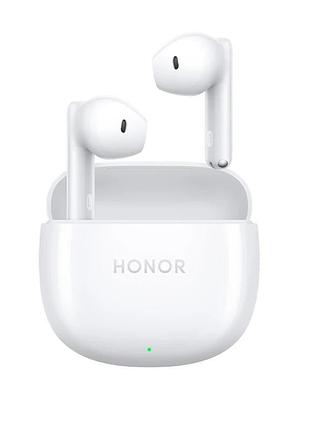 Навушники honor earbuds x6 white бездротові вкладиші з гарантією