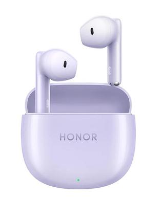 Навушники honor earbuds x6 purple бездротові вкладиші з гарантією