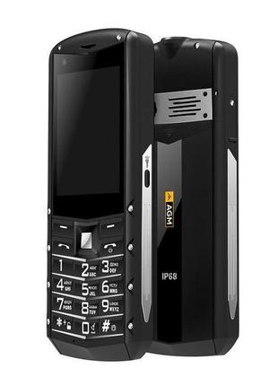 Мобільний телефон смартфон agm m5 black russian keyboard ip68 ...