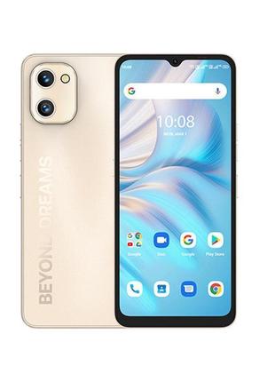 Мобільний телефон смартфон umidigi a13s 4/32gb gold - екран 6,...