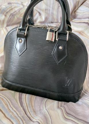 .louis vuitton  alma bb шкіряна сумка