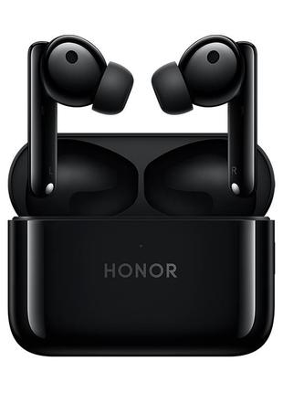 Навушники honor earbuds 2 lite (se) black бездротові вакуумні ...
