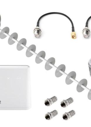 Комплект wifi роутер 4g lte модем huawei b311as-853 зі спрямов...