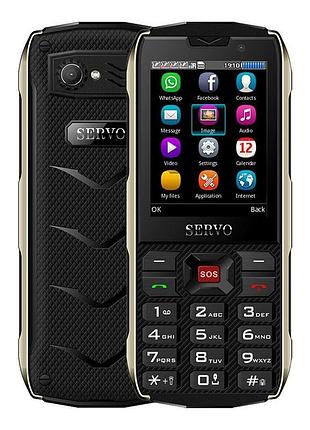 Мобільний телефон смартфон servo h8 black english keyboard - е...