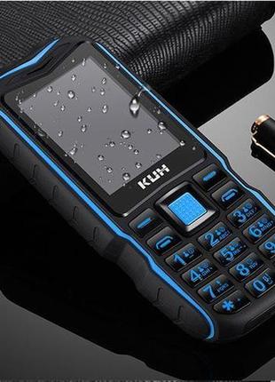 Мобільний телефон смартфон land rover t3 (kuh t3) blue ip53 ек...