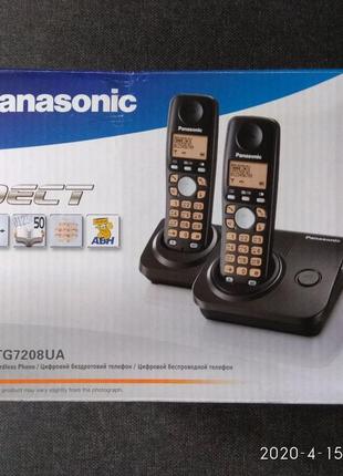 Радіотелефон panasonic kx-tg7208ua