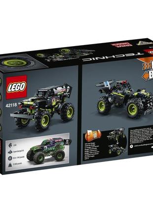 Конструктор lego 42118 technic monster jam grave digger на 212...2 фото