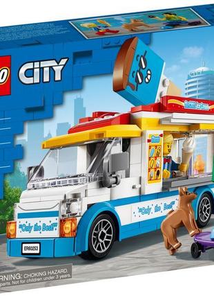 Конструктор lego city 60253 great vehicles вантажівка морозивн...