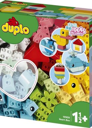 Конструктор lego duplo 10909 коробка-серце 80 деталей