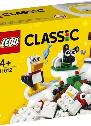 Конструктор lego classic білі кубики 60 деталей