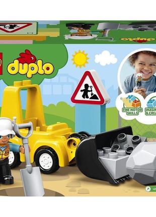 Конструктор lego duplo town 10930 бульдозер на 10 деталей