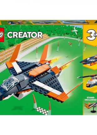 Lego creator надзвуковий літак 31126