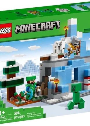 Конструктор lego minecraft замерзлі верхівки 304 деталі 21243 ...