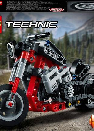 Конструктор lego technic 42132 мотоцикл 163 деталі