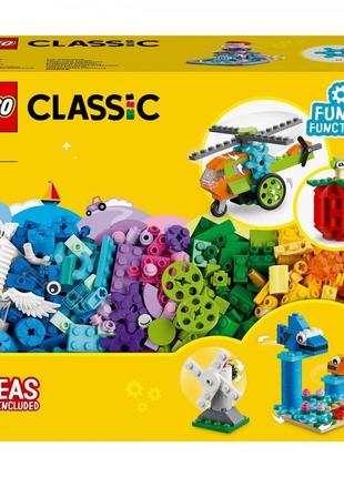 Конструктор lego classic кубики та функції 500 деталей 11019