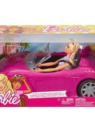 Набір з лялькою барбі і машиною кабріолет barbie doll and car ...7 фото