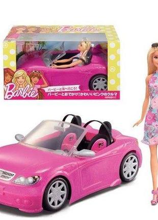 Набір з лялькою барбі і машиною кабріолет barbie doll and car ...8 фото