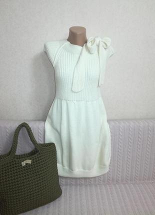 Шикарне тепле шерстяне плаття сарафан, made in italy