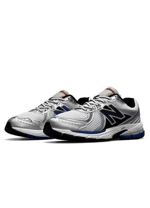 Мужские кроссовки new balance 860v2 white silver navy5 фото