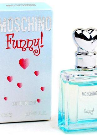 Туалетна вода moschino funny для жінок (оригінал) - edt 4 ml mini1 фото