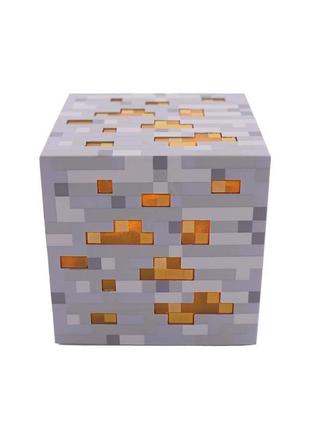 Usb led каганець золота руда з майнкрафт minecraft (акумулятор...2 фото