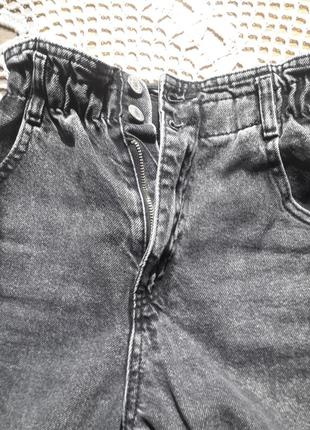 Женские джинсы s-m черные серые1 фото