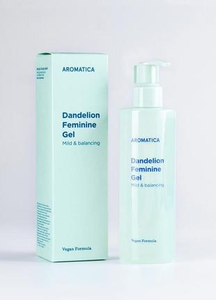 Гель для інтимної гігієни з кульбаби aromatica dandelion femin...